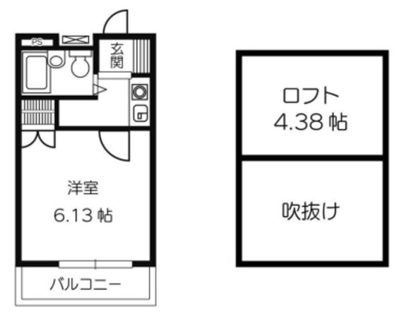 ベルアミューズ C棟の物件間取画像